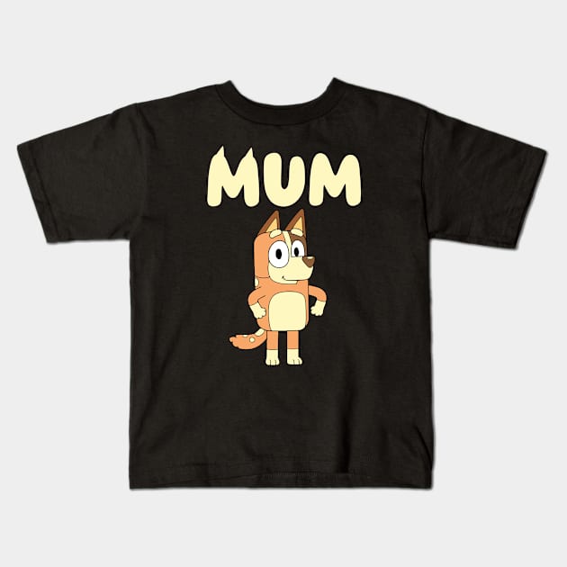 MUM IS LOVE Kids T-Shirt by JigongNumpuk